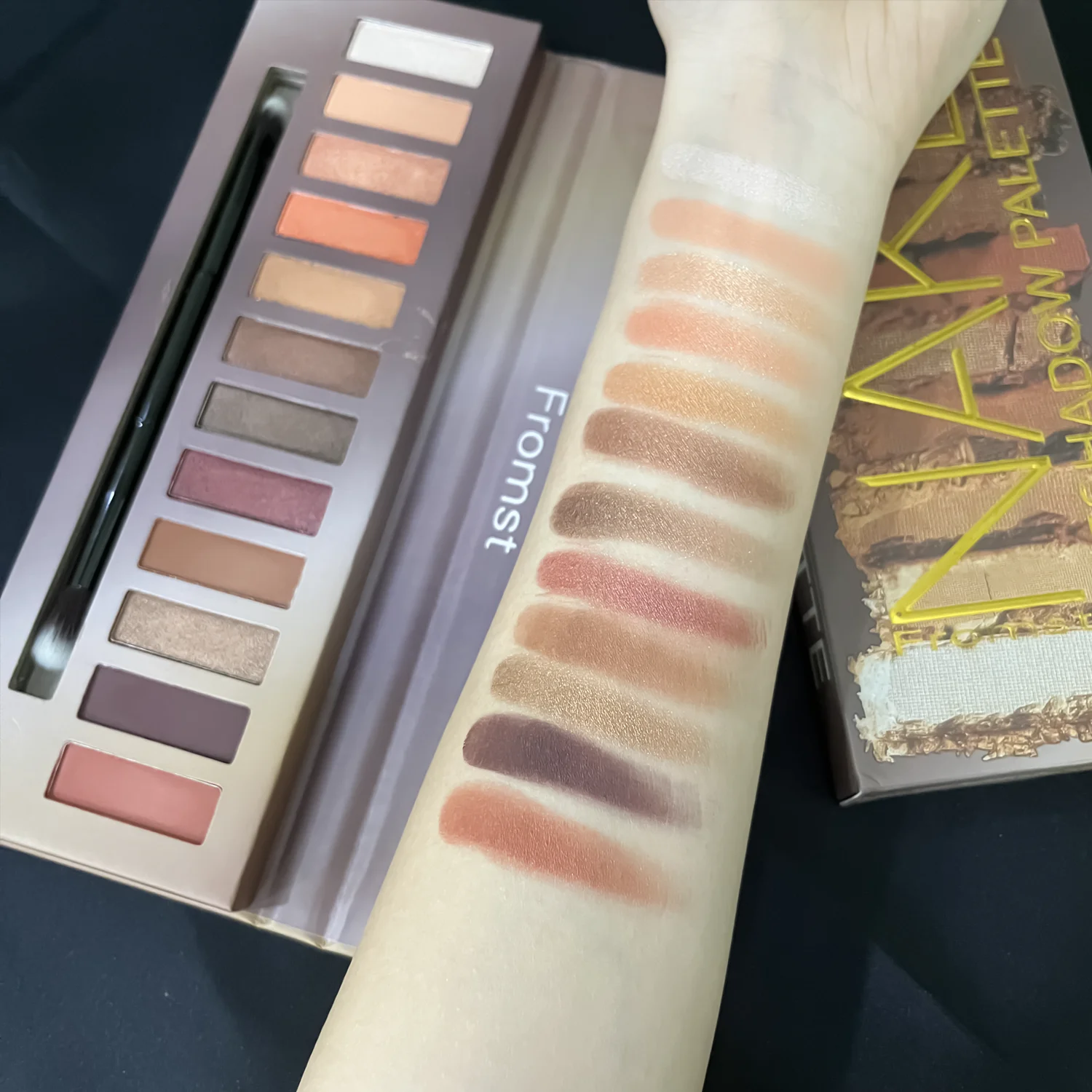 12 Colors Naked Heat Eyeshadow Palette a Perfect Halloween Makeup Gift for Your Best Friend and Partner