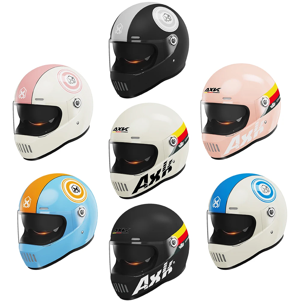 Motorcycle Full-Face Warm Helmet Dual Visor Shock Absorption Impact Protection Unisex Motorbike Racing Helmet