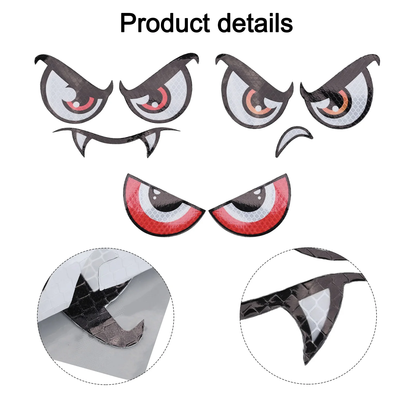 Cartoon Eye Paster Electric Lawn Mower Patch Garden Use Vibrant Appearance Customizable Robot Eyes For Home Decoration