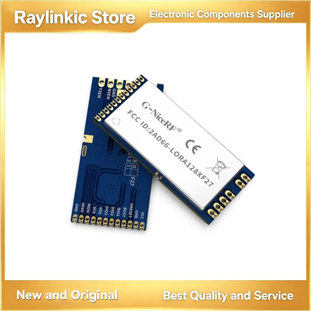 G-NiceRF LORA1281F27 SX1281 500mW LoRa Module 2.4GHz Wireless Communication Module CE-RED FCC ID Certified