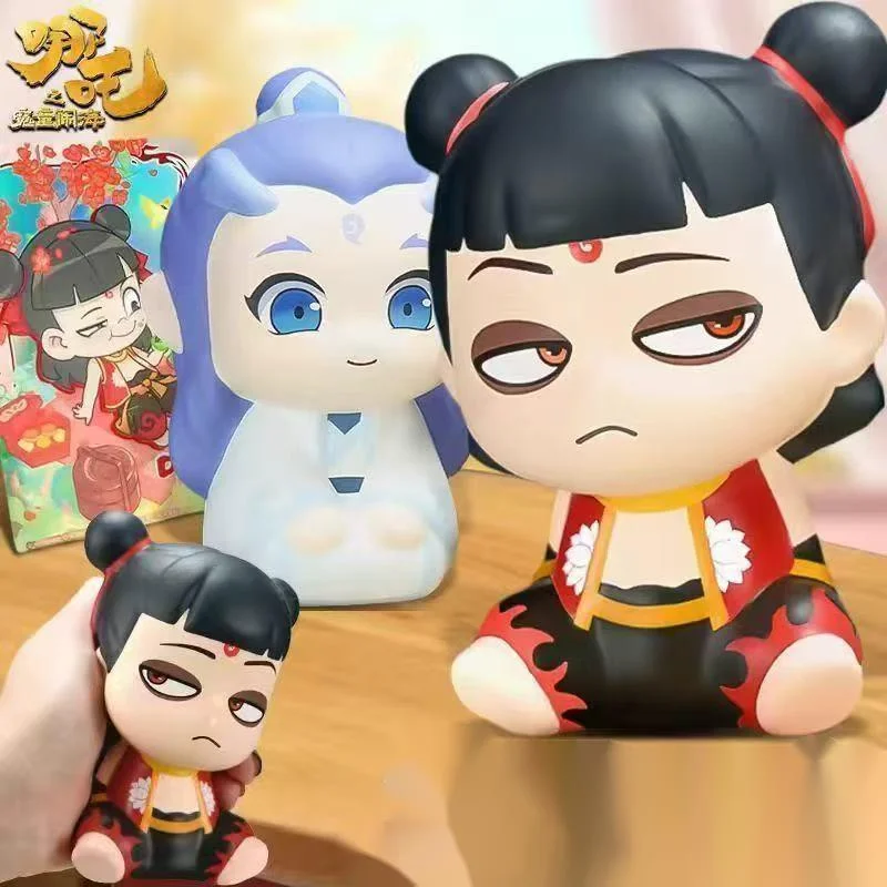 Nezha 2: 魔法の少年が海を轟音を立ててゆっくりとリバウンドピンチ音楽ハンドヘルド Ao Bing 解凍おもちゃクリエイティブ装飾品ペンダント