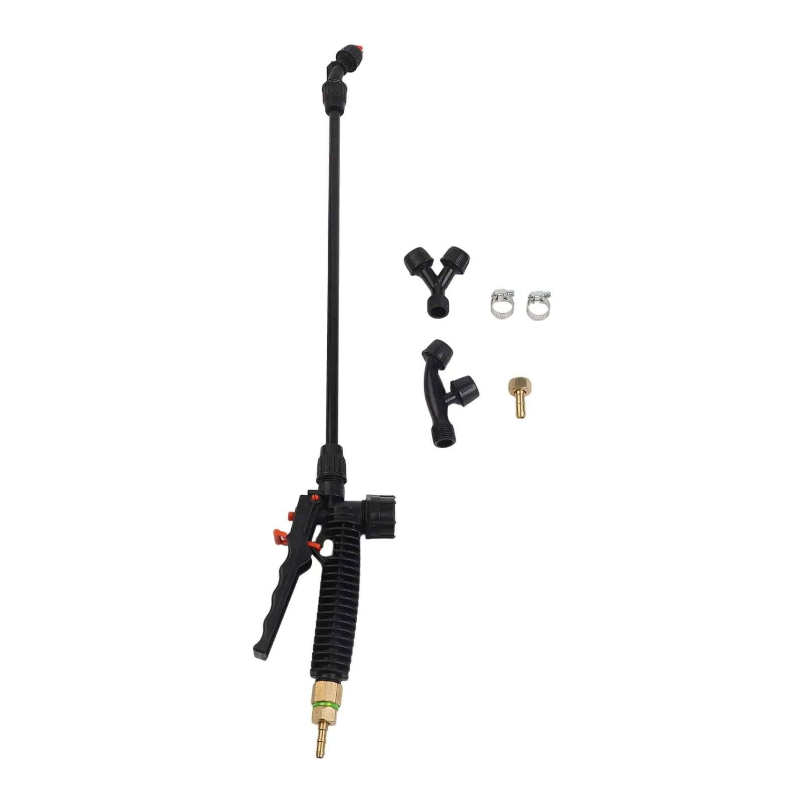 Acid Resistant Sprayer Wand Brass Barb Sprayer for mist Sprayer Kit 3 Nozzle Types Included Continuous Operation Feature