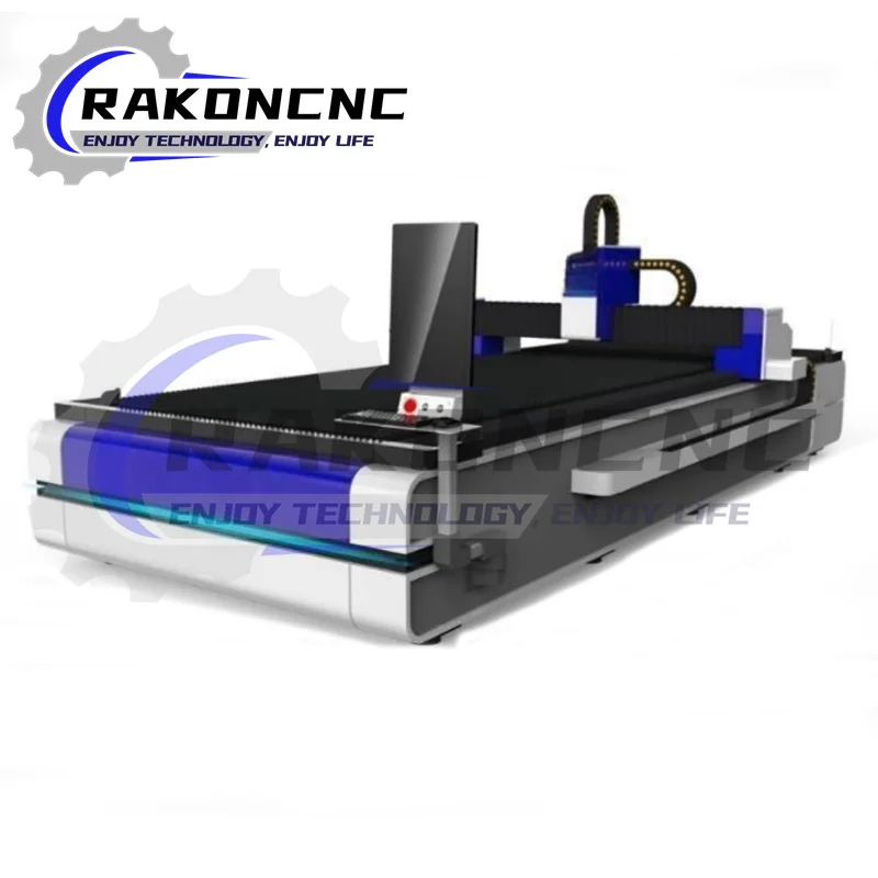 Jinan Rakoncnc Cnc China Intelligent Fiber Laser Cutting Machine With Cutting Area 1500*3000mm 1500W 3000W