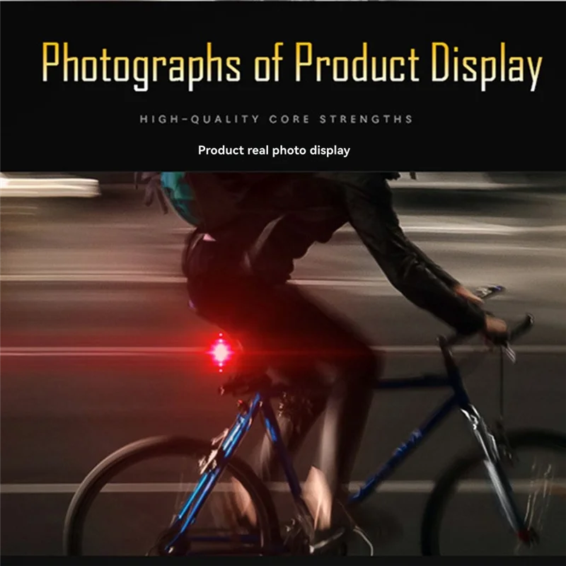 A37T-Alarm Sepeda Nirkabel 115Db Alarm Sepeda Motor Tahan Air Remote Control Alarm Detektor Sepeda Anti Maling dengan Lampu Rem