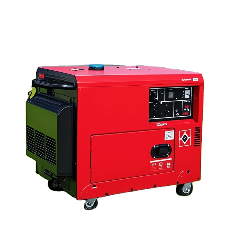 Generator Tenaga Portabel Insulasi Suara Generator Diesel 15 KW Sangat Tenang 5kw 6kw 8kw 10kw dengan Generator Diesel AVR