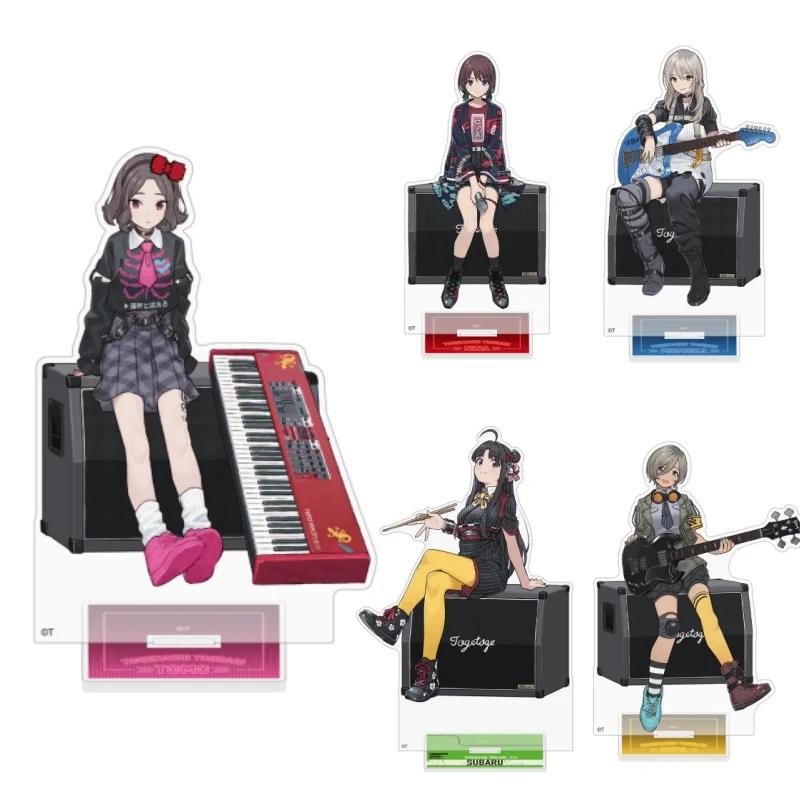 

Hot Music anime Girls Band Cry 15cm Acrylic standing sign Desktop ornament Collecting accessories Friends gifts