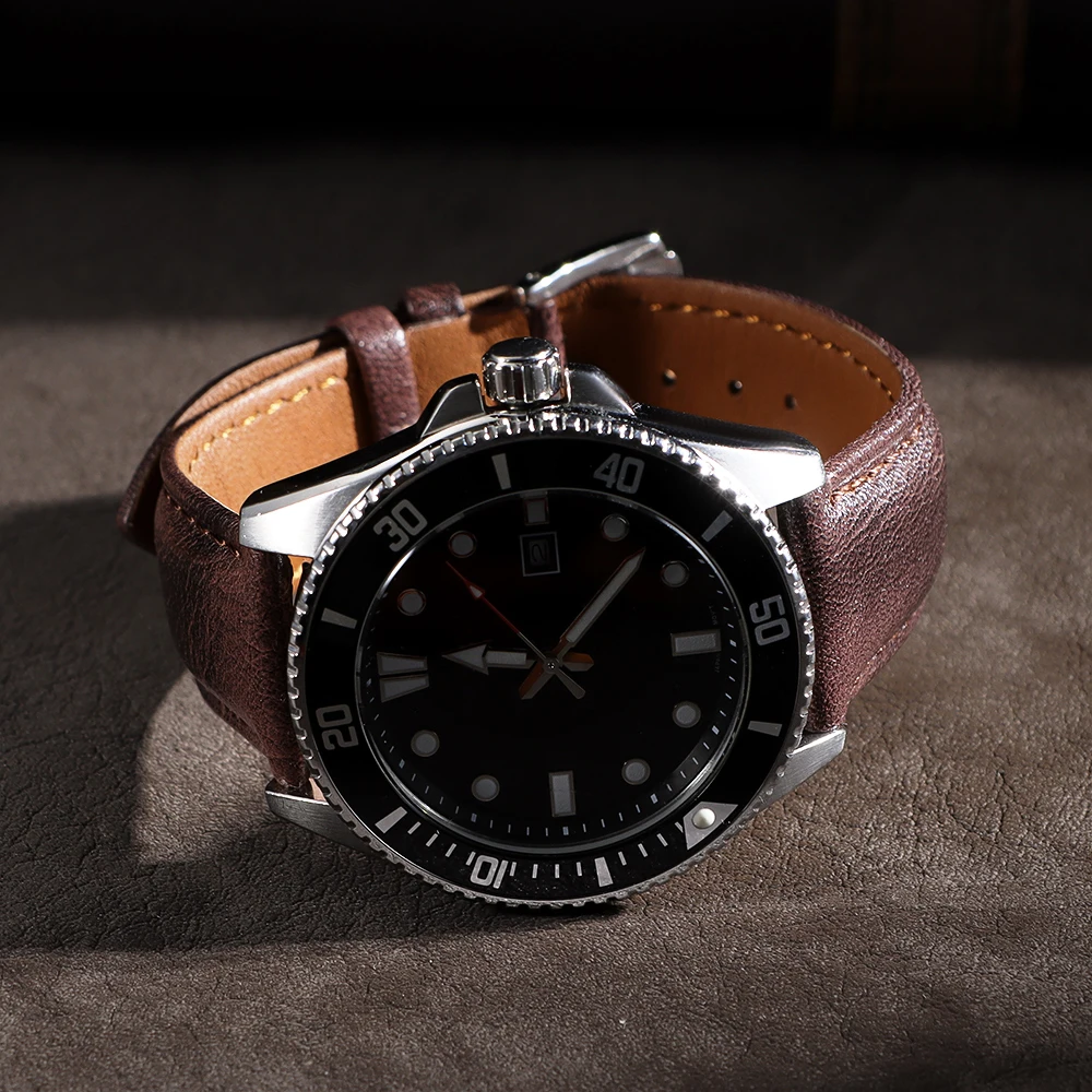 20mm 22mm Quick Release Genuine Leather Watchband Watch Strap For Samsung Galaxy Watch7/ 6/5 Smartwatch Wristband Men Women Belt