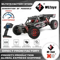 WLtoys 124016 RC Car V2 75 KM/H 2.4G Brushless 4WD Electric High Speed Off-Road Remote Control Drift Toys for Children Racing