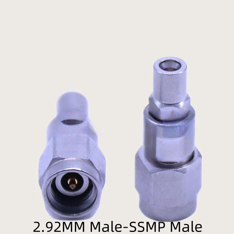 

1 шт./лот, 2,92 мм к SSMP, штекер и гнездо, миллиметровая волна, нержавеющая сталь, 26,5 г, высокочастотный тестовый адаптер
