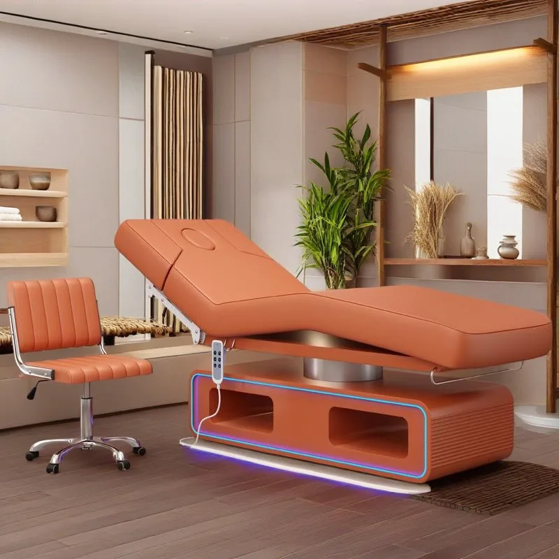 

Electric up Down Massage Table Electronic Massage Tables for Spa Therapy Adjustable Mature Massage Bed