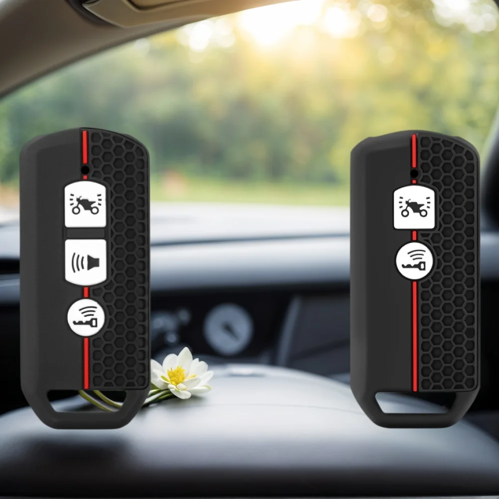2025 High Quality For Honda Adv 350 PCX 125 PCX160 AV 350 SH350i VISION 110 2021 2022 2023 Silicone Remote Key Case Cover Shell