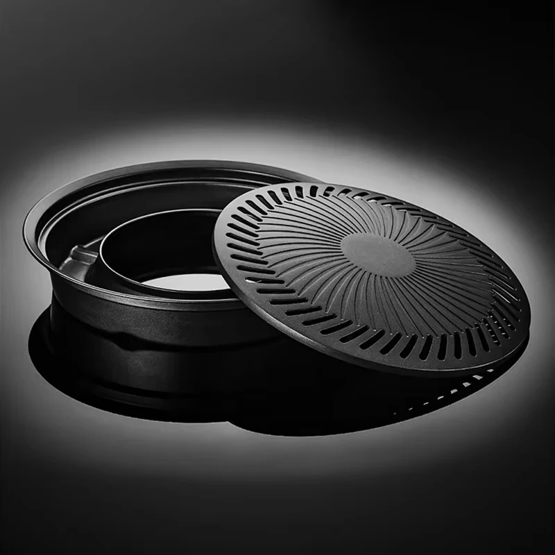 Electric Stove Baking Tray BBQ Grill Barbecue Tools For Household Outdoor Smokeless Barbecue Grill Pan Non-Stick Gas Stove Plate