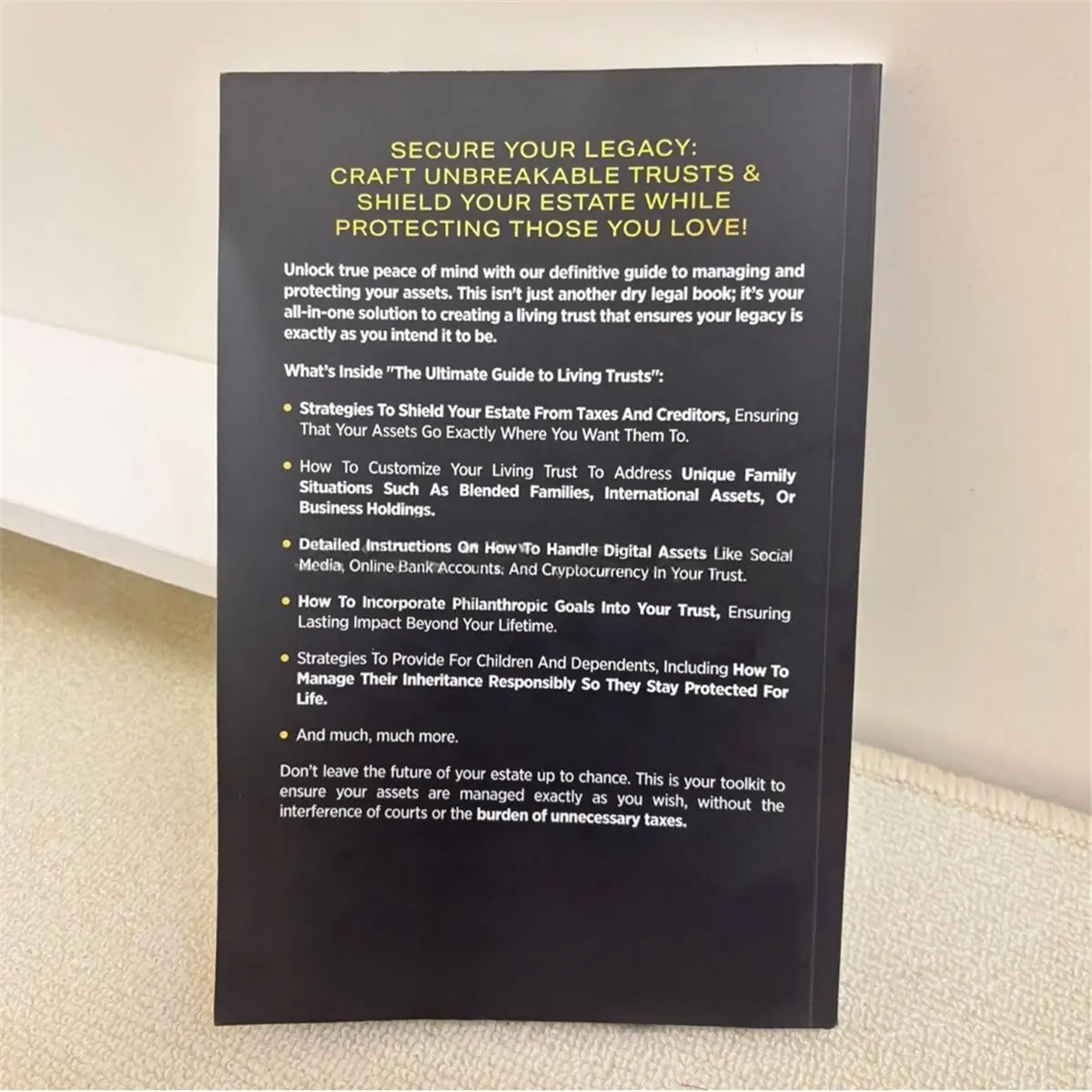 

Руководство по живым доверительным фондам: комплексные стратегии защиты имущества и планирования наследственных отношений