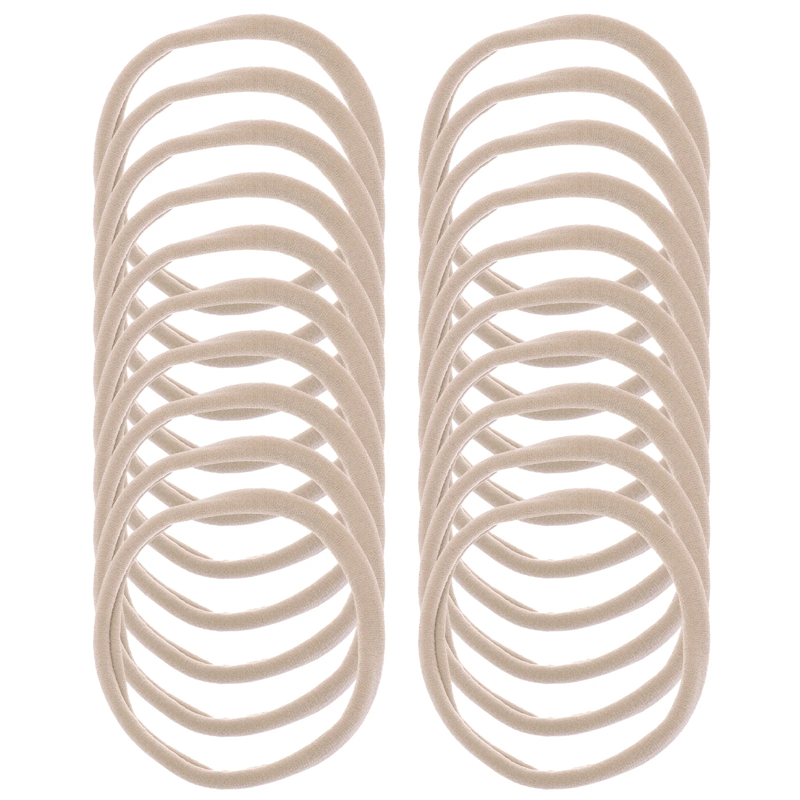 

20 шт. эластичная повязка для волос для новорожденных, бесшовная эластичная нейлоновая повязка на голову, нескользящий регулируемый аксессуар для волос, повседневная одежда