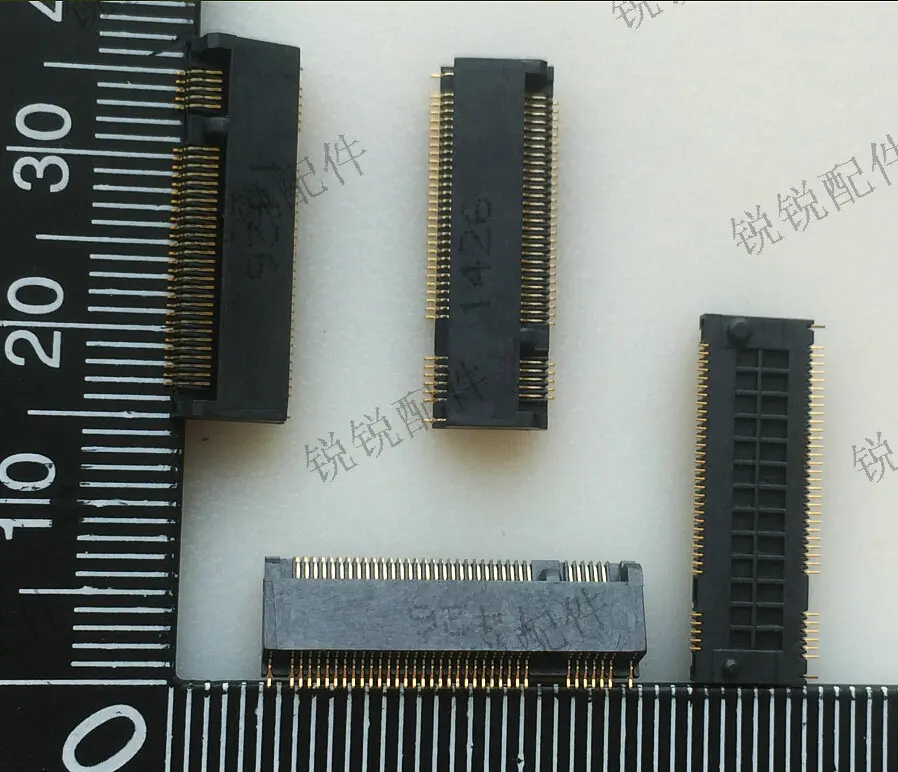 For NGFF SSD, Interface Socket, Notebook SSD Adapter Card Slot H3.0mm 69P Gold Plated Pin