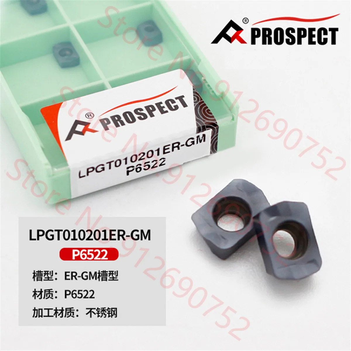 

PROSPECT LPGT010201ER-GM P6205 LPGT010201ER-GM P6522 Carbide Insert LPGT Inserts