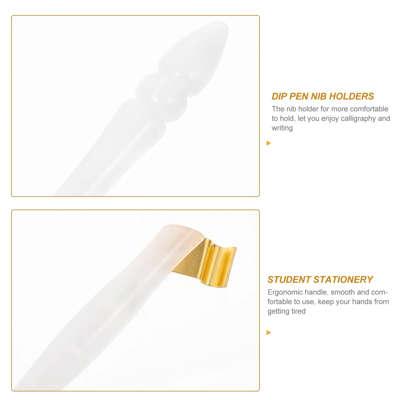 

1pc Pen Resin Inclined Rods Holder Resin Oblique Nib Holder For Calligraphy Writing Art Supplies Office Stationery Gift