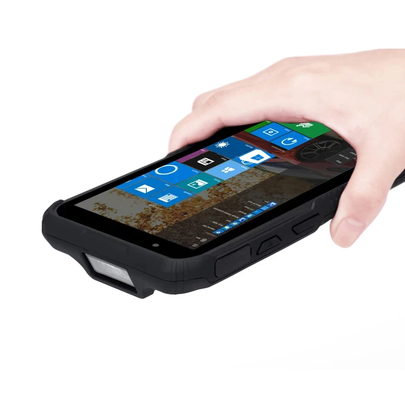 Hot Selling 6 Inch Rugged PDA for Windows 10 OS Data Collector with  Barcode Scanner Handheld Tablet