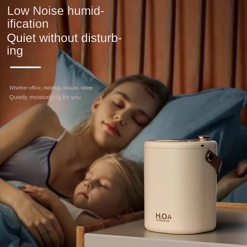 Двойная сопла, 2 л, большой емкости, увлажнитель usb, беспроводной увлажнитель, большой распылитель, домашний портативный Настольный увлажнитель