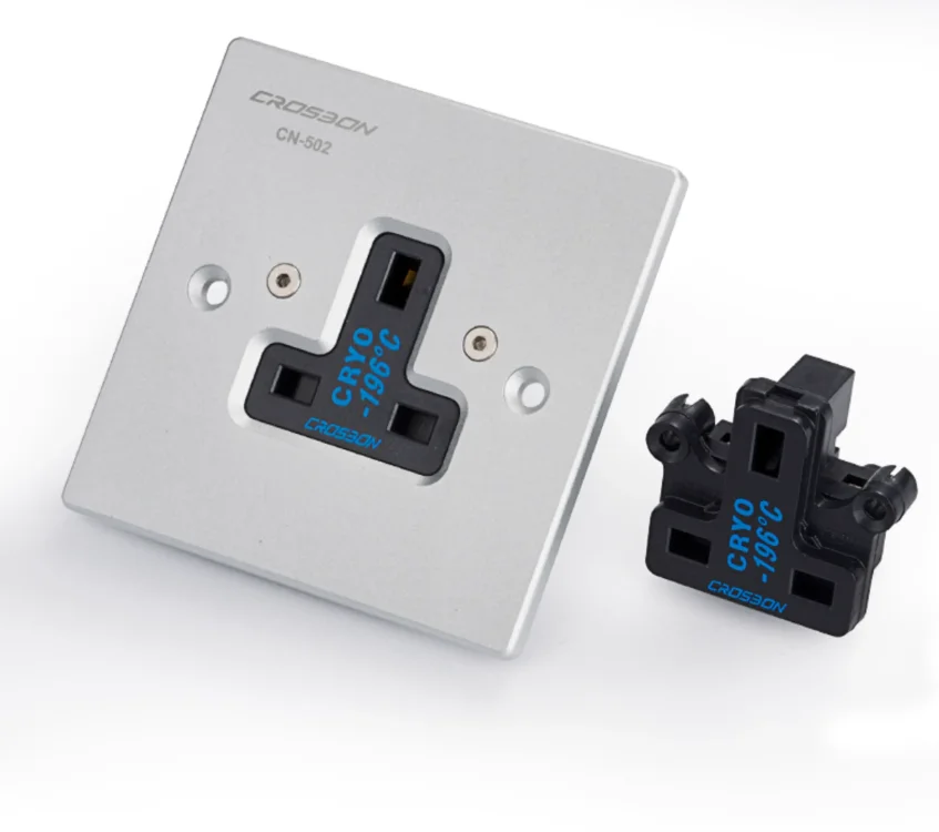 One Set HiFi 13A Auido Outlet Home UK Standard Socket + 86 Type Full Aluminum Panel