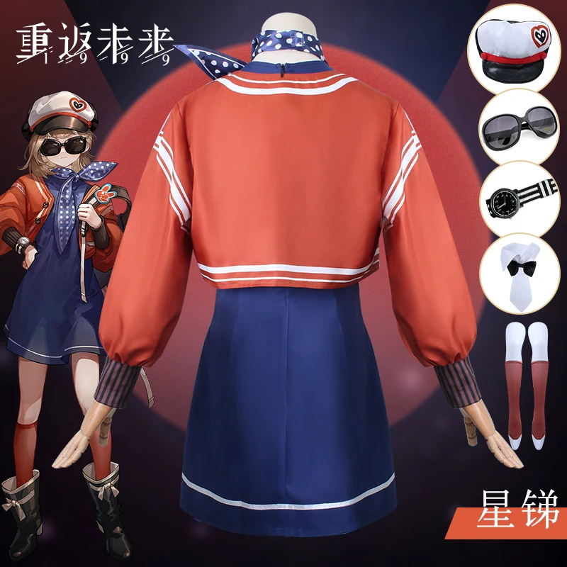 Conjunto de ropa diaria de hombre Lu Ren, juego de Cosplay de Star antimonio, vuelve al futuro, 1999