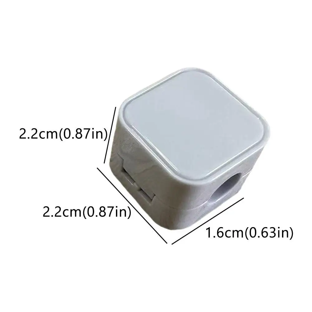 Nova linha de armazenamento de cabo de dados quadrado universal traceless auto-adesivo clipe de cabo organizador de carregamento usb linha de dados enrolador