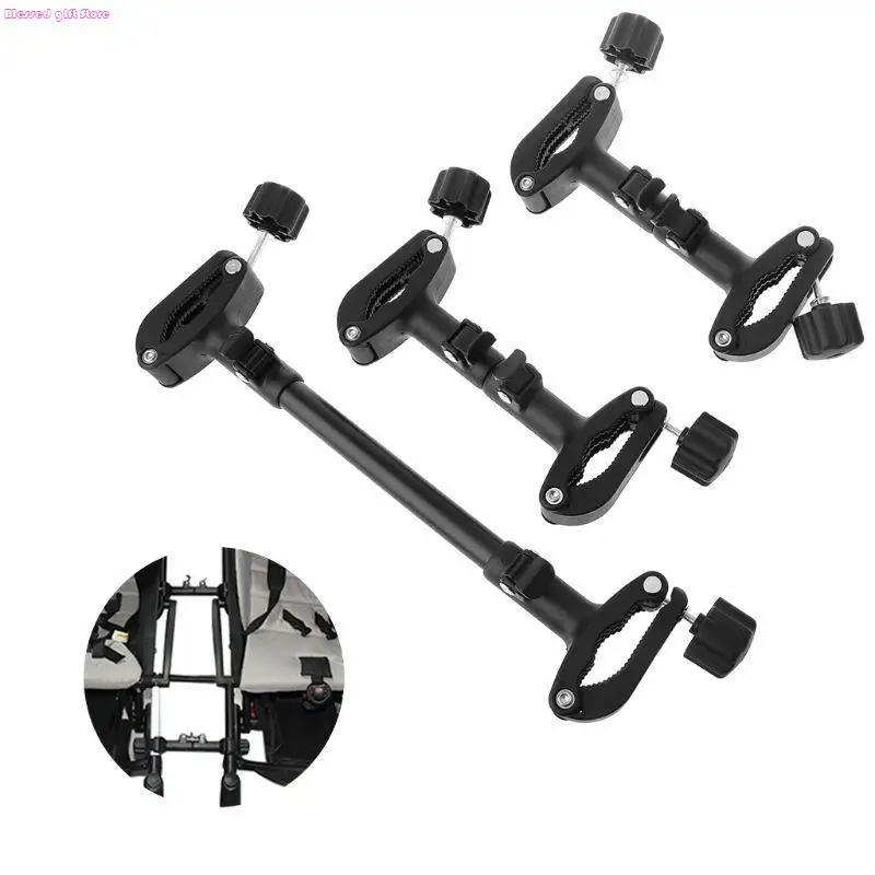 D0JC 3Pcs Baby Cart Assemble Connector Joint Linker Twin Connector Stroller Connectors Twin Pram Stroller Accessories
