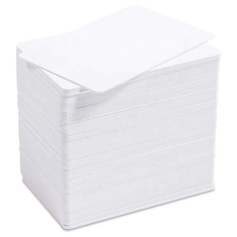 

100pcs Blank inkjet PVC card for Epson l800 printer Inkjet printable PVC ID photo card chip printing