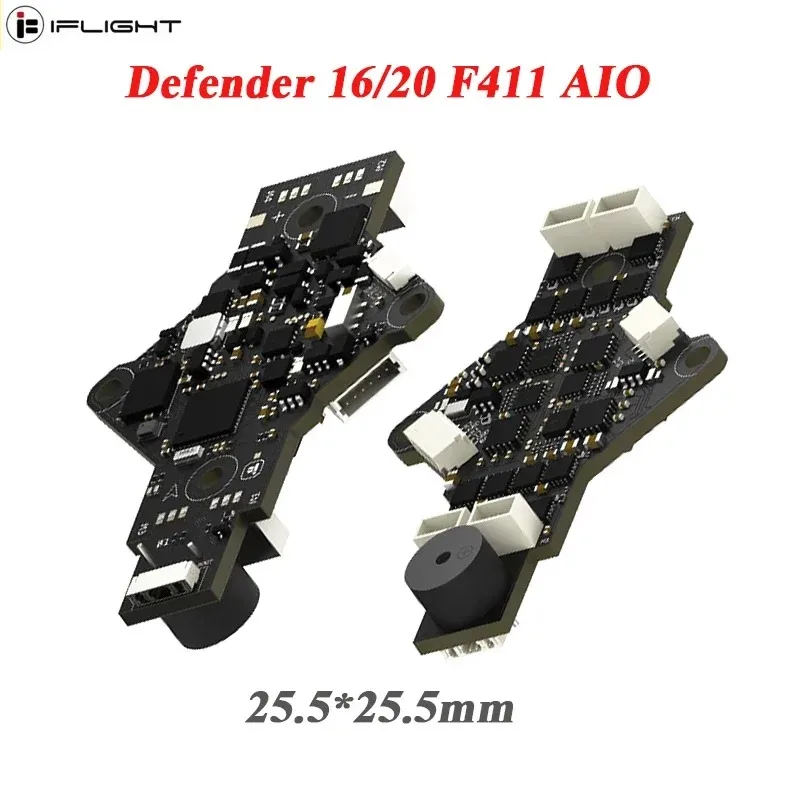 IFlight Defender 16 / Defender 20 F411 AIO with 25.5*25.5mm Mounting Holes for FPV Parts