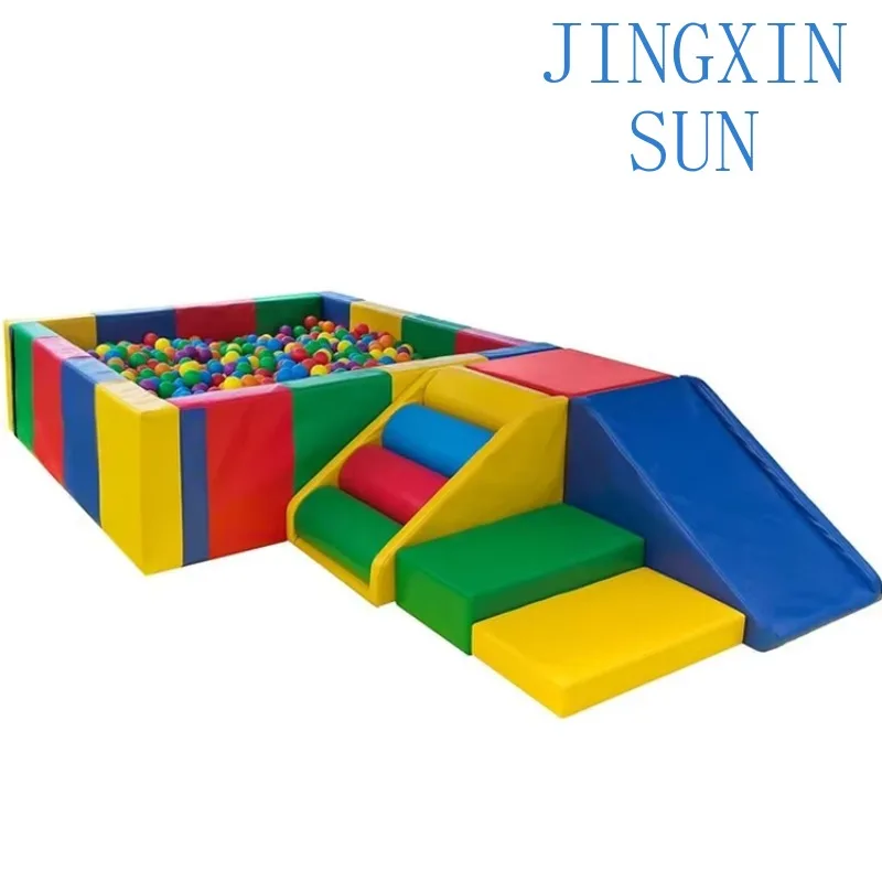 Supplier Kids Fun Best Soft Play Set Kids Toddler Climb Jump Activity Pastel Soft Play Area Party Rental Soft Play