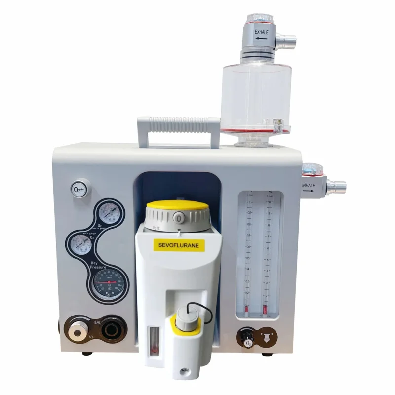 TopElec Portable anesthesia machine for veterinary animals, pets, dogs, cats, medical anesthesia equipment, hospital veterinary