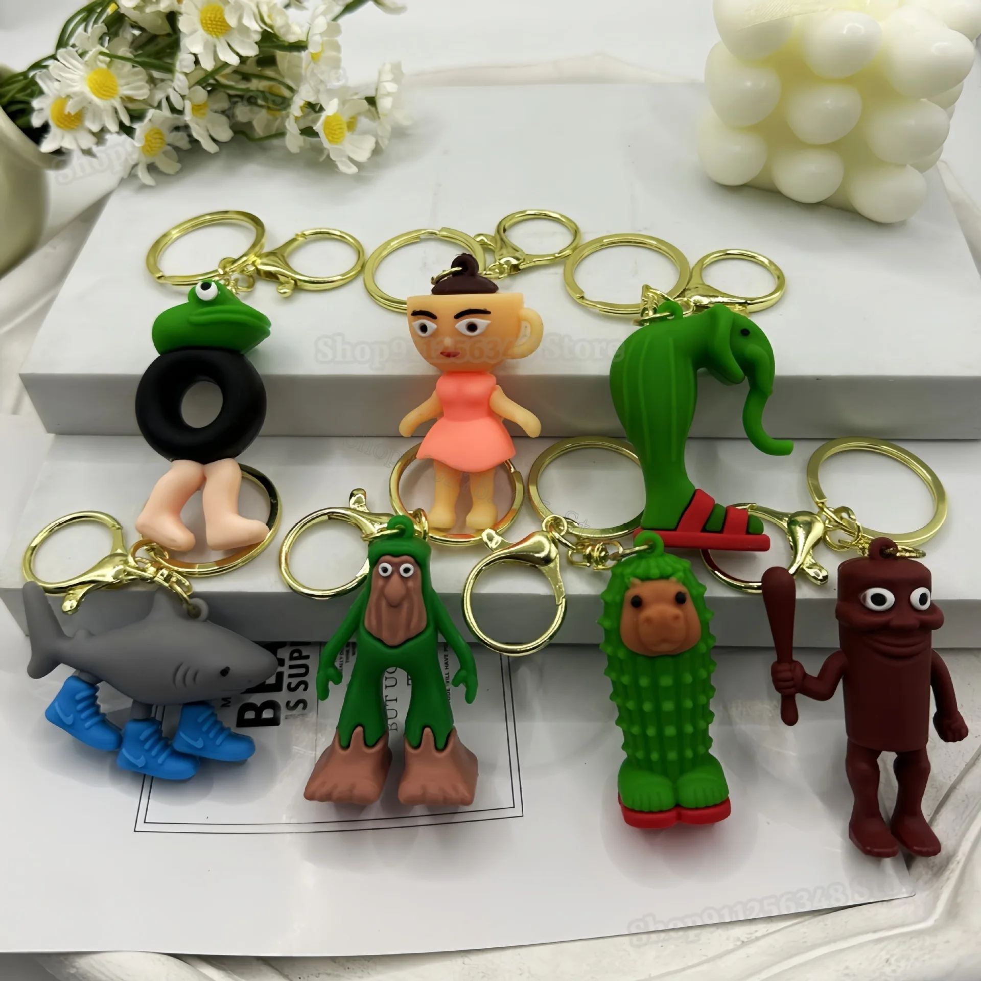 

Новый хит продаж, итальянский брелок с изображением мозга и животных, Tung Tung Tung Sahur Tralalero Tralala, сумка, подвеска, брелок для ключей, маленький подарок