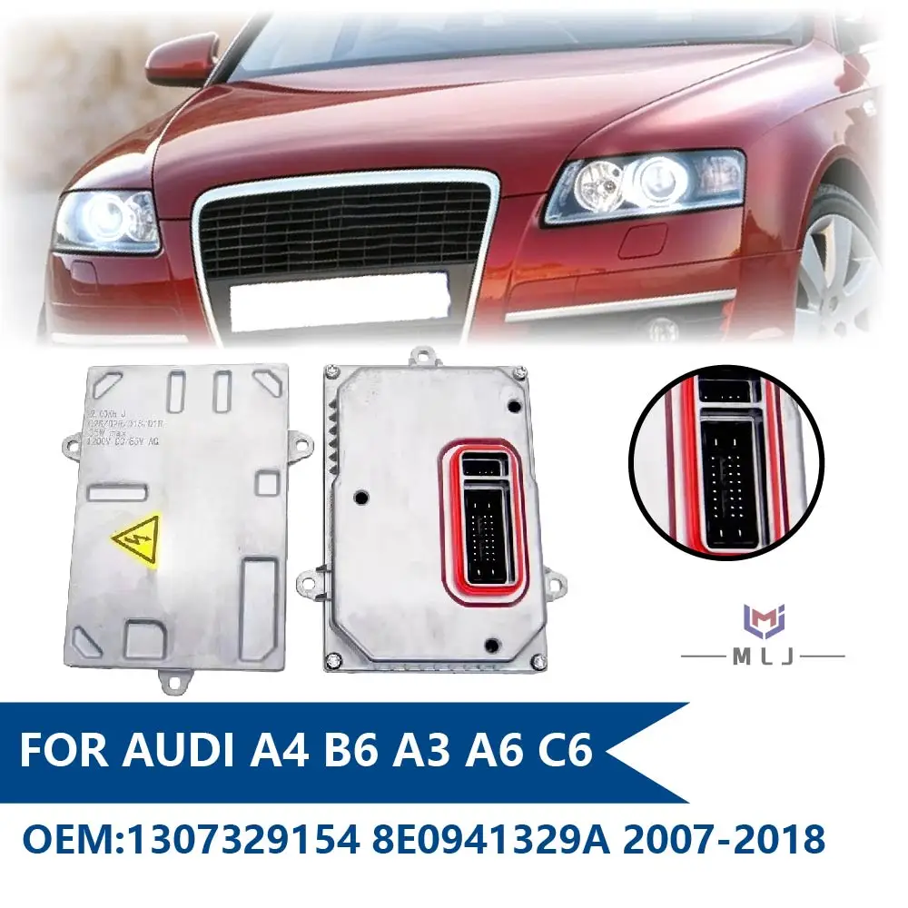 

1307329154 8E0941329A Модуль ксенонового балласта для фар Audi A4 B6 A3 A6 C6 2007-2018 годов, HID D1S D1R D2S D2R, автомобильные аксессуары