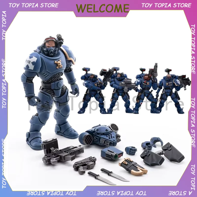 JOYTOY Warhammer 40k 1/18 12CM Ultramarines Infiltrators Incursors Figurine Action Figure Collection Decor Model Statue Toys