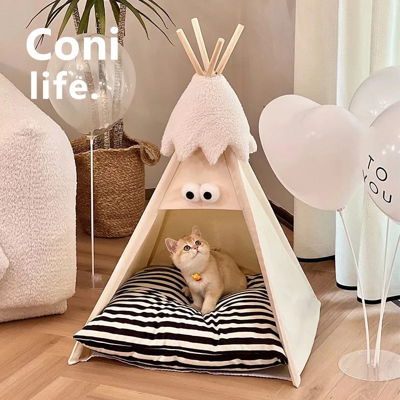 cuccia-per-cani-coni-life-letto-per-animali-domestici-riparo-con-tetto-in-tessuto-trapuntato-universale-per-tutte-le-stagioni-stile-semi-chiuso-casa-per-gatti-a
