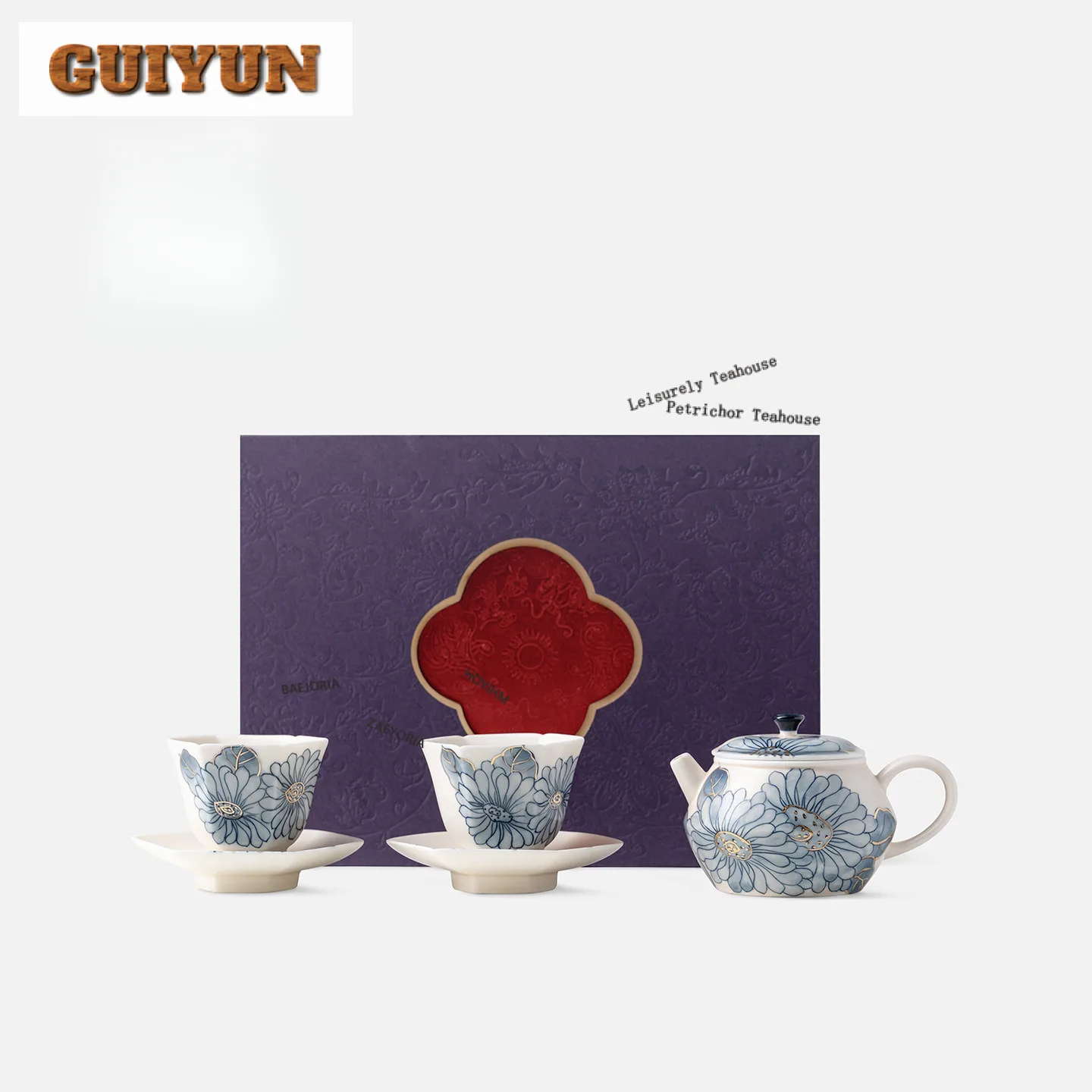 Hand-painted Sunflowers Tea Set Complete Set Aesthetic Tea Ceremony Set Teapot And Tea Cup Set Tableware Collection Craft