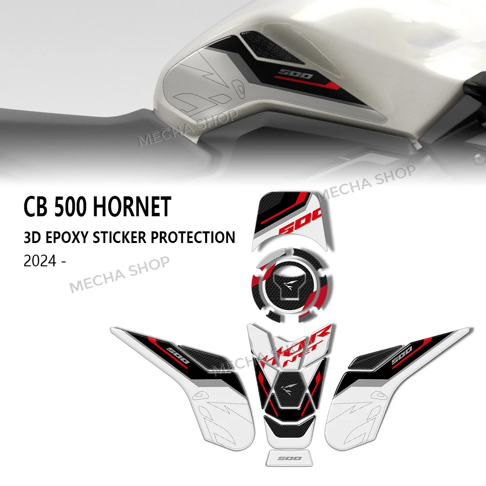 

Аксессуары для мотоцикла 500CB: 3D-наклейки из эпоксидной смолы для CB500 Hornet 2024, 2025, 2026 – защита от царапин, водонепроницаемые, устойчивые к ударам