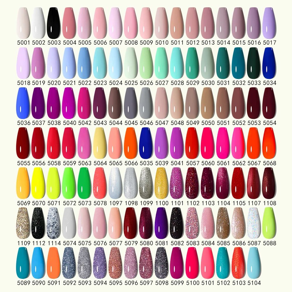 RG Gel Nail Polish 15ml Glitter Colorful Varnish Supplies for Professional Manicure Top Base Coat UV LED Nail Gel Art decoration