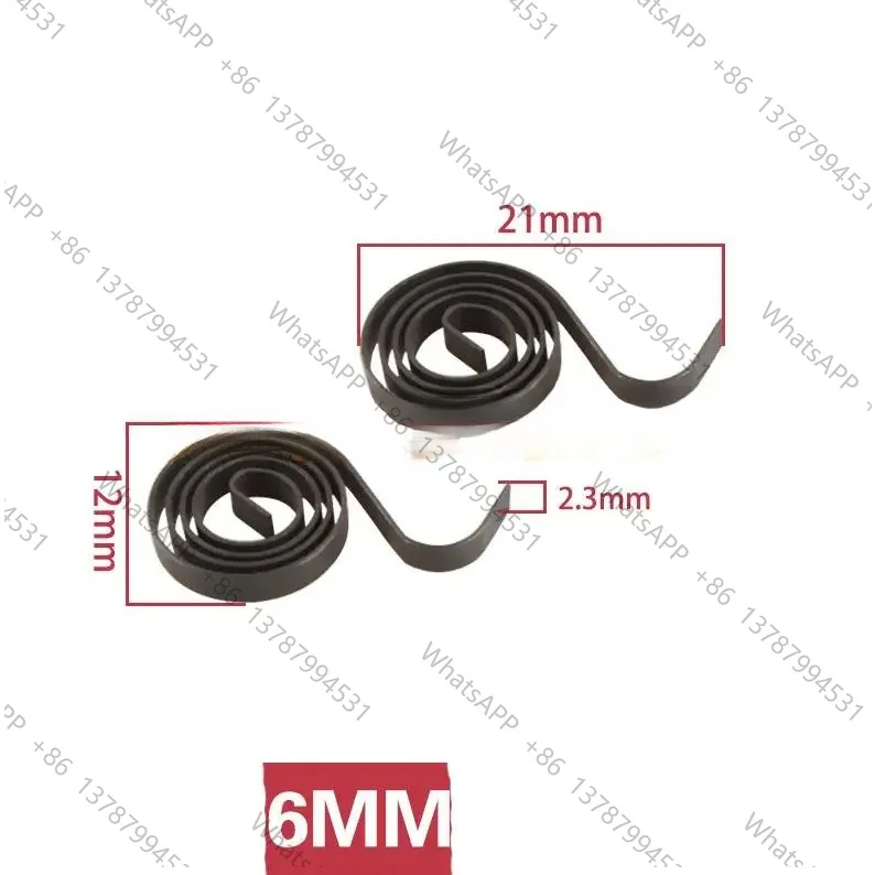 4pcs Repair Part CarbonBrush Holder Coil Spring for 6-100 GWS7-100  180 Angle Grinder Dragon 6 10 13mm Electric Drill
