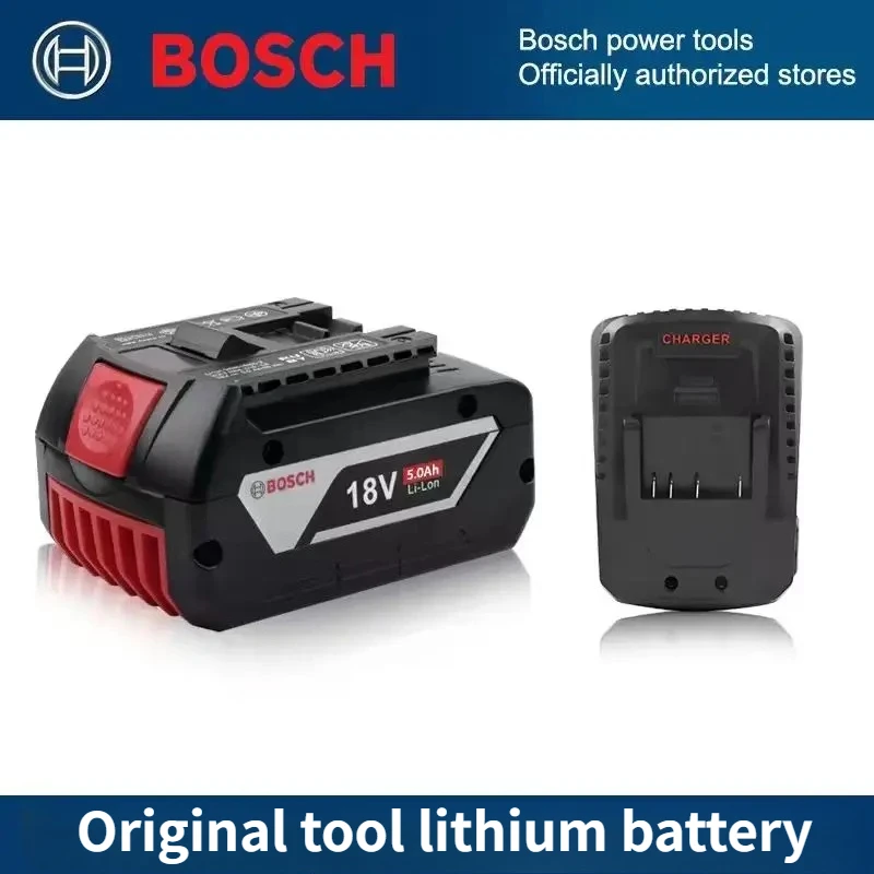 2026 Original-Bosch 18V Battery, 18V and 6000mAh Backup Batteries, Draadloze Professional System, BAT609 BAT618 GBA18V80 Tool Ba