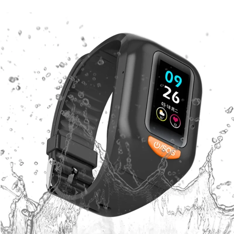 Waterproof Elderly 4G Smart Watch Men Color Screen GPS Wifi Voice Talk SOS for Help Smart GPS Watch for the Elders