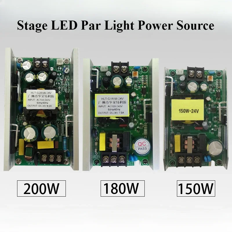 

Stage LED 54x3w Waterproof RGB COB Par Light Power Supply 80W 150W 180W 200W 12V 24V 36V Universal Switching Power Supply Board