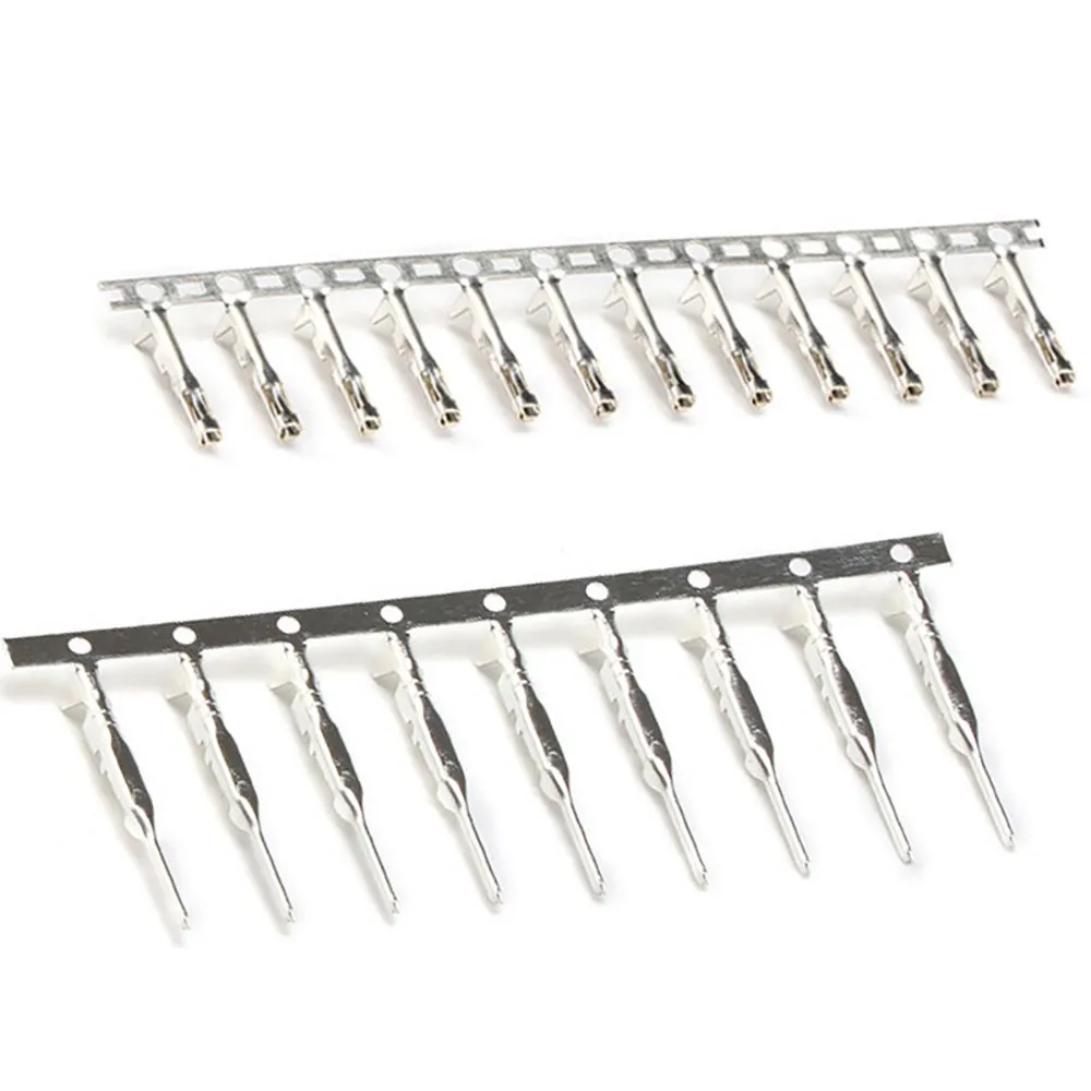 For 2.54mm Dupont Spring Terminal Male Female Crimp Pin Cold Pressed Connector for Arduino DIY Electronics