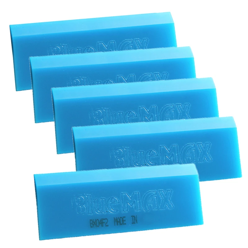 

TOFAR 5pcs Spare BLUEMAX Blade Strip Rubber Squeegee Car PPF Film Wrap Window Tinting Scraper Water Wiper Glass Cleaning Tool