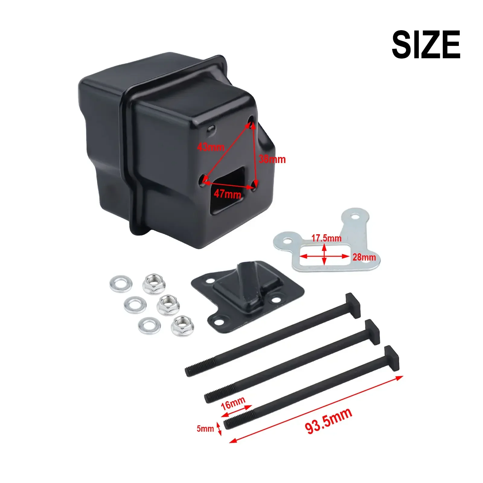 Exhaust Muffler Gasket Cover Bolt Screw Kit for MS290 MS310 MS390 029 039 Chainsaws Ensures Proper Sealing and Stable Operation