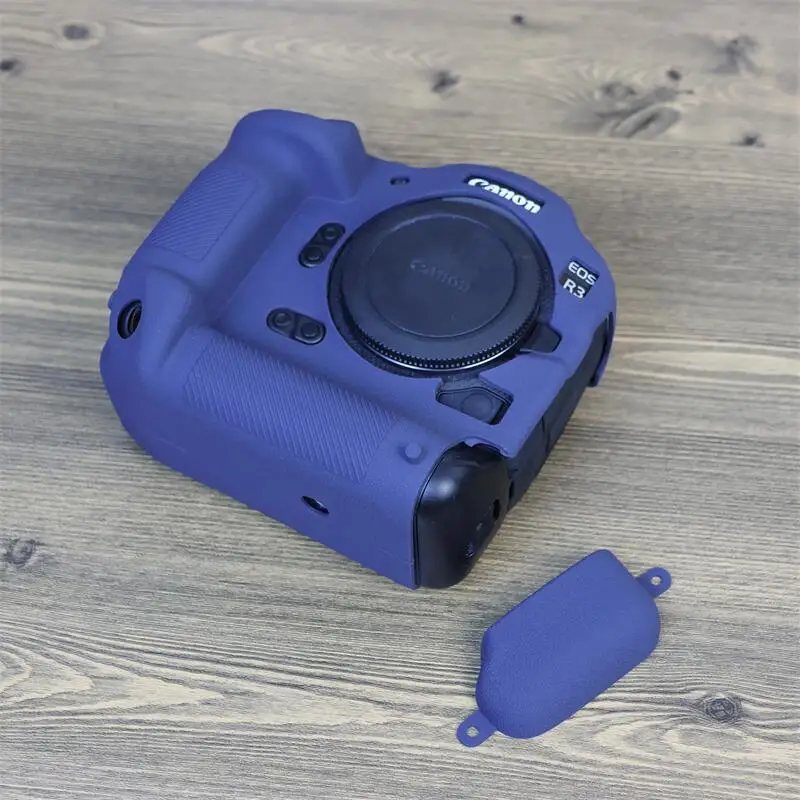เคสป้องกันกรอบซิลิโคนแบบนิ่ม, อุปกรณ์ป้องกันฝาครอบสำหรับกล้อง Canon EOS R3 EOSR3กล้องมิเรอร์เลส
