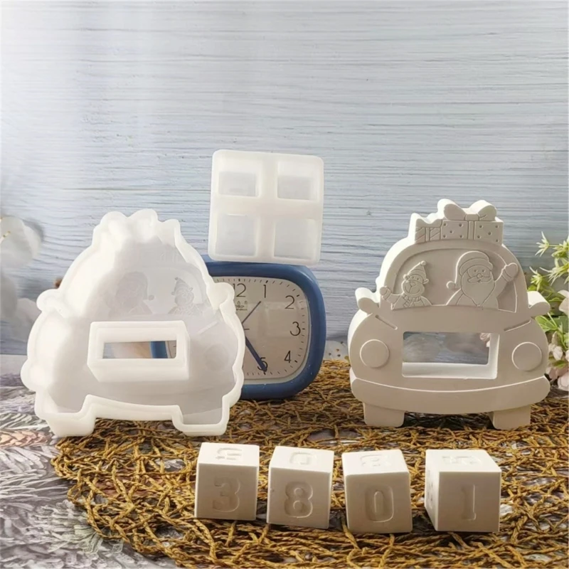 Multipurpose Sturdy Silicone Countdown Holder Mold Set Portable for Resin Plaster Craft Supplies Assorted Sizes image 3