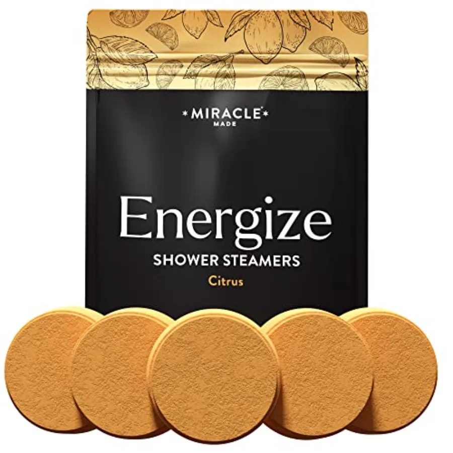 Mint Aromatherapy Shower Steamers Essential Oil Shower Bombs for Relaxation, Nasal Relief and Daily Self-Care 15 Shower Melt Ta