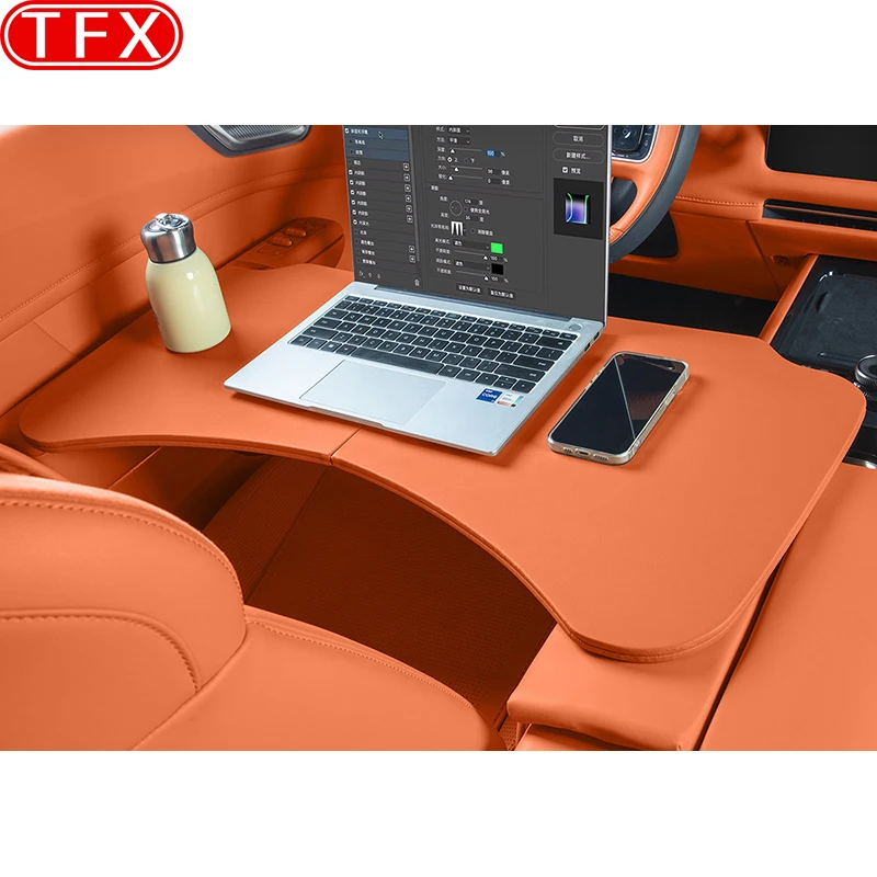 For Lynk&co 900 2025 Car Folding Small Table Front & Rear Multifunctional Computer Desk & Dining Table Auto Interior Accessories