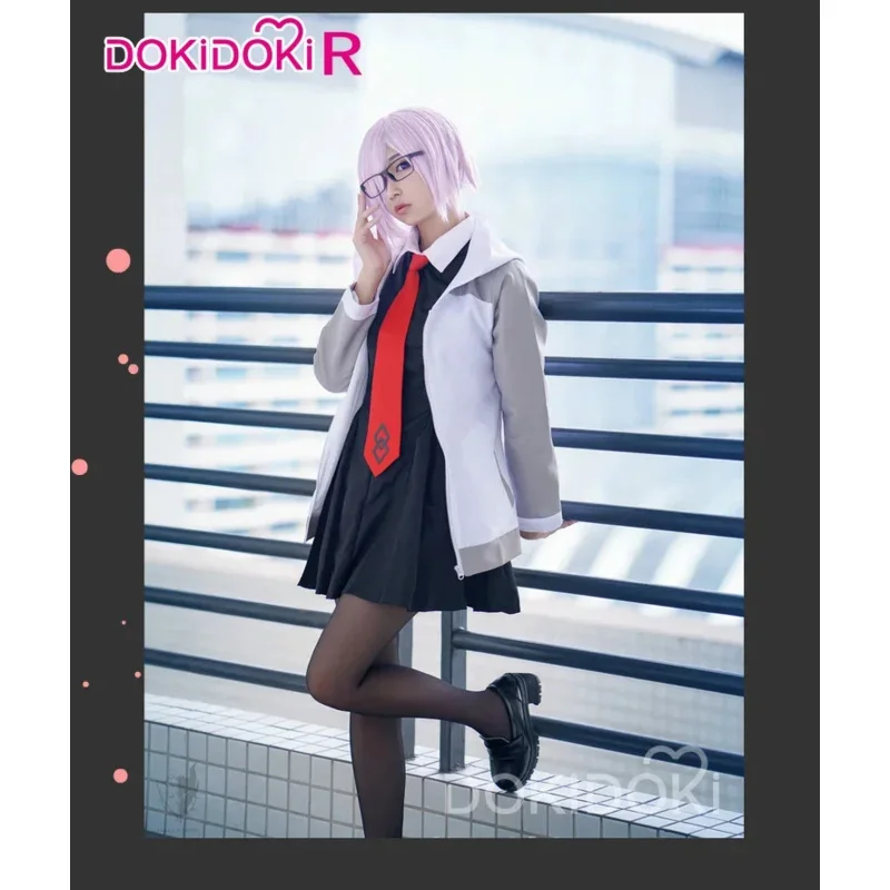 Mash Kyrielight Cosplay DokiDoki-R Fate/Grand Order  Game Fate Cosplay Mash Casual Clothes Women Halloween Costume